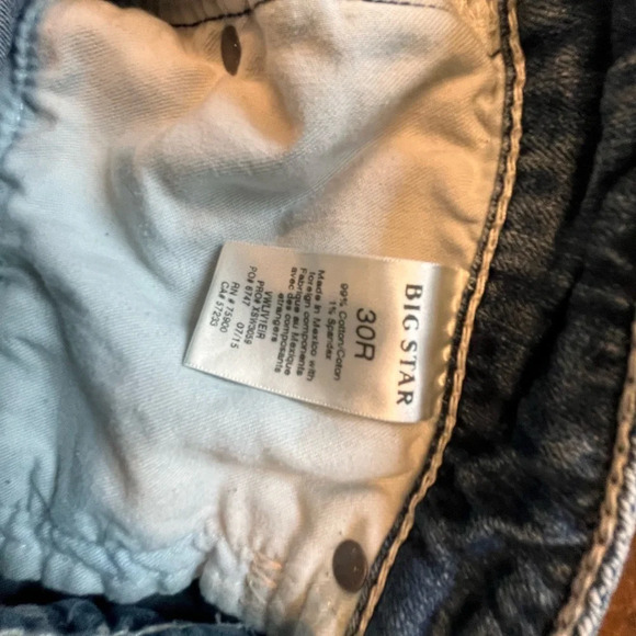 Big Star Jeans - Size 30R - Picture 9 of 9